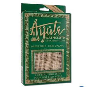 FLOWER VALLEY Washcloth AYATE Hand Woven Agave Fiber Exfoliating